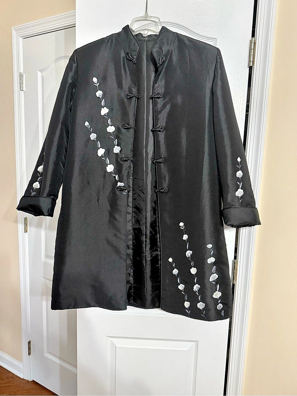 Black Embroidered Jacket Like New